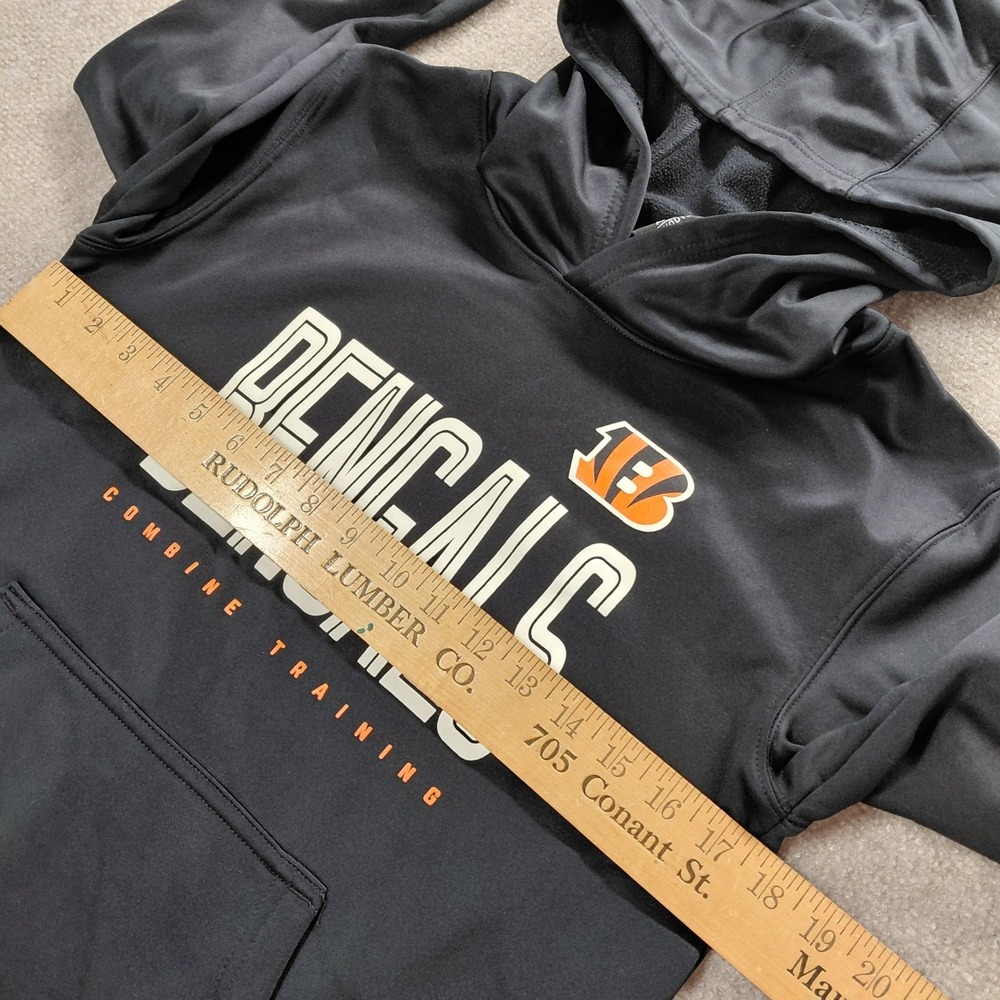 Cincinnati Bengals Combine Training‎ Hoodie Size YOUTH LARGE NFL Team Apparel - Picture 3 of 9